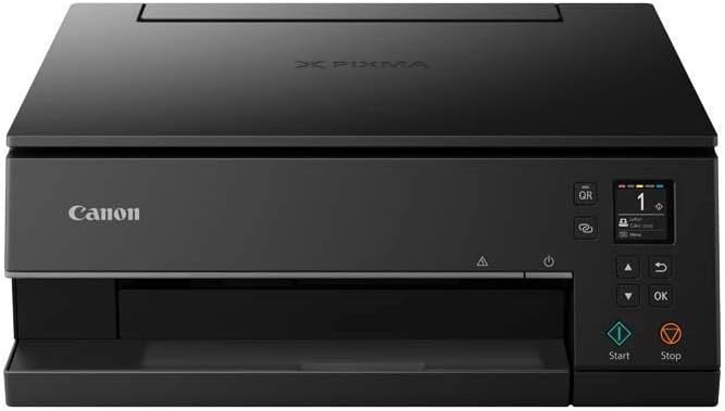 Canon PIXMA TS6350a Imprimante multifonction jet d’encre couleur A4 – Photo, scanner, copie, OLED, 4800 × 1200 dpi, USB, Wi-Fi, 5 encres, recto