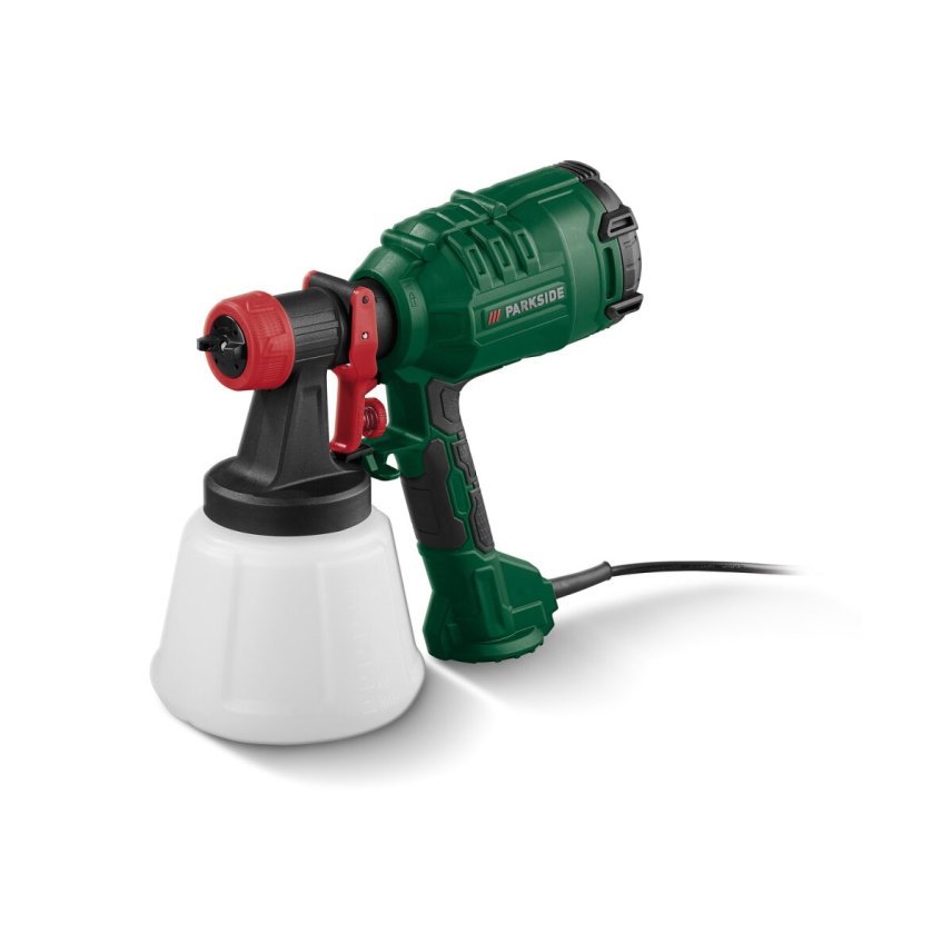 PARKSIDE® Pistolet à peinture HVLP PFS 450 B1 – 450 W, 4 buses incluses