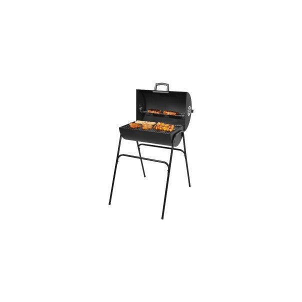 GRILLMEISTER Barbecue au charbon en tonneau KANSAS