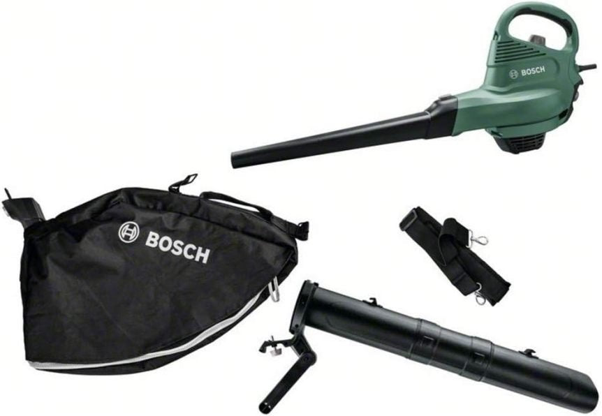 Bosch UniversalGardenTidy 3000 Aspirateur/souffleur électrique – 3000 W, sac 50 L, vitesse variable, soufflage, aspiration et broyage des feuilles