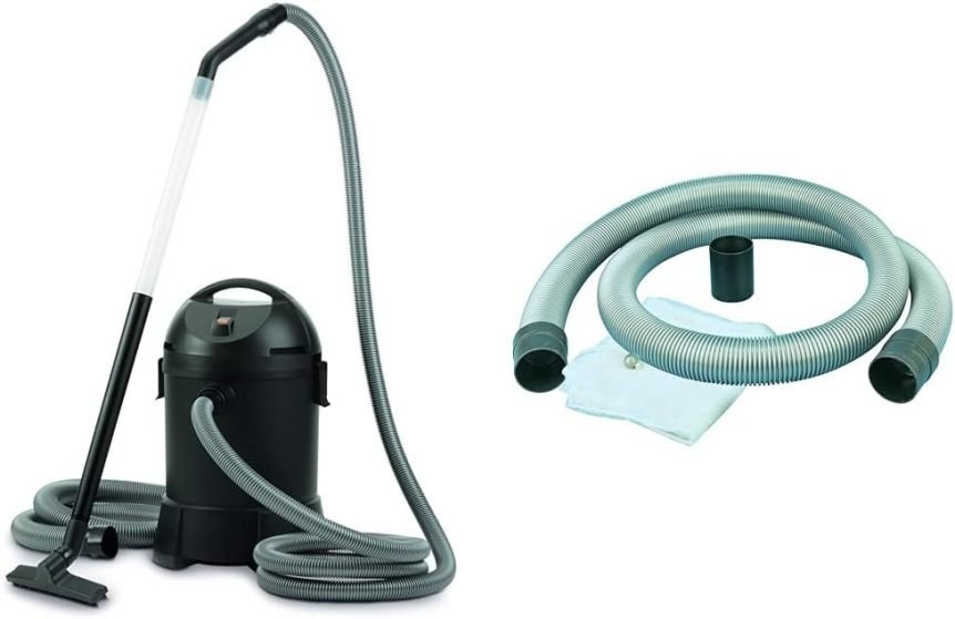 Oase 50529 PondoVac Classic Aspirateur de bassin – 1400 W, 3000 L/h, 4 buses incluses, pour boues de bassin et nettoyage domestique