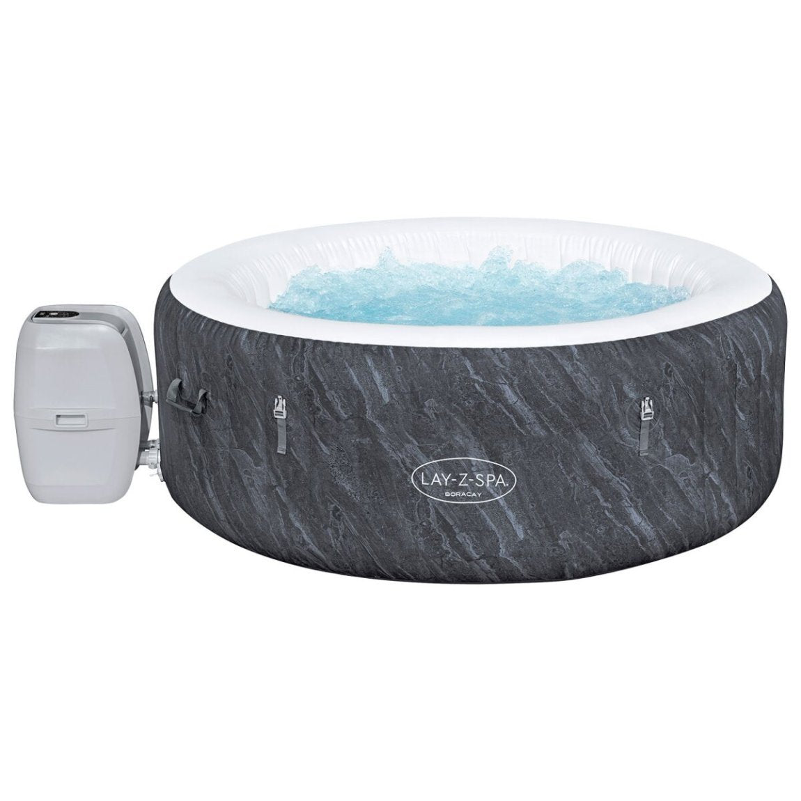 Bestway LAY-Z-SPA Boracay AirJet Spa gonflable Wi-Fi Ø 180 × 66 cm, rond
