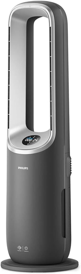 Philips Air Performer 2-en-1 – Purificateur d’air et ventilateur, jusqu’à 70 m², élimine 99,97 % des allergènes/polluants, HEPA, capteurs