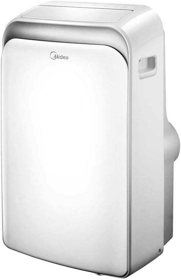 Midea Climatiseur mobile MPD-12CRN7, 12 000 BTU / 3,5 kW – Refroidissement, ventilation et déshumidification, jusqu’à 117 m³ (43 m²), tuyau