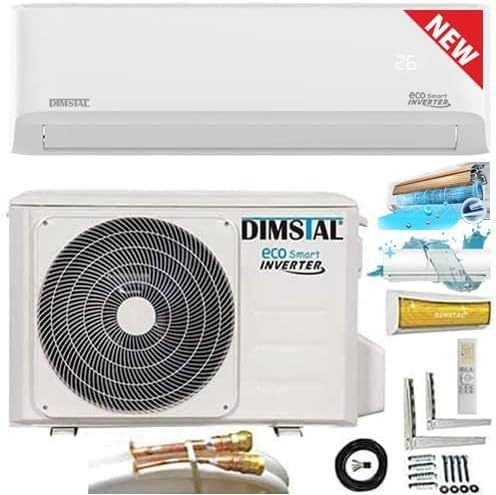 Climatiseur split QuickConnect ULTRA 12 000 BTU / 3,6 kW + chauffage – ECO Smart Wi-Fi Ready, Super Ioniser, autonettoyage, Follow Me, kit complet
