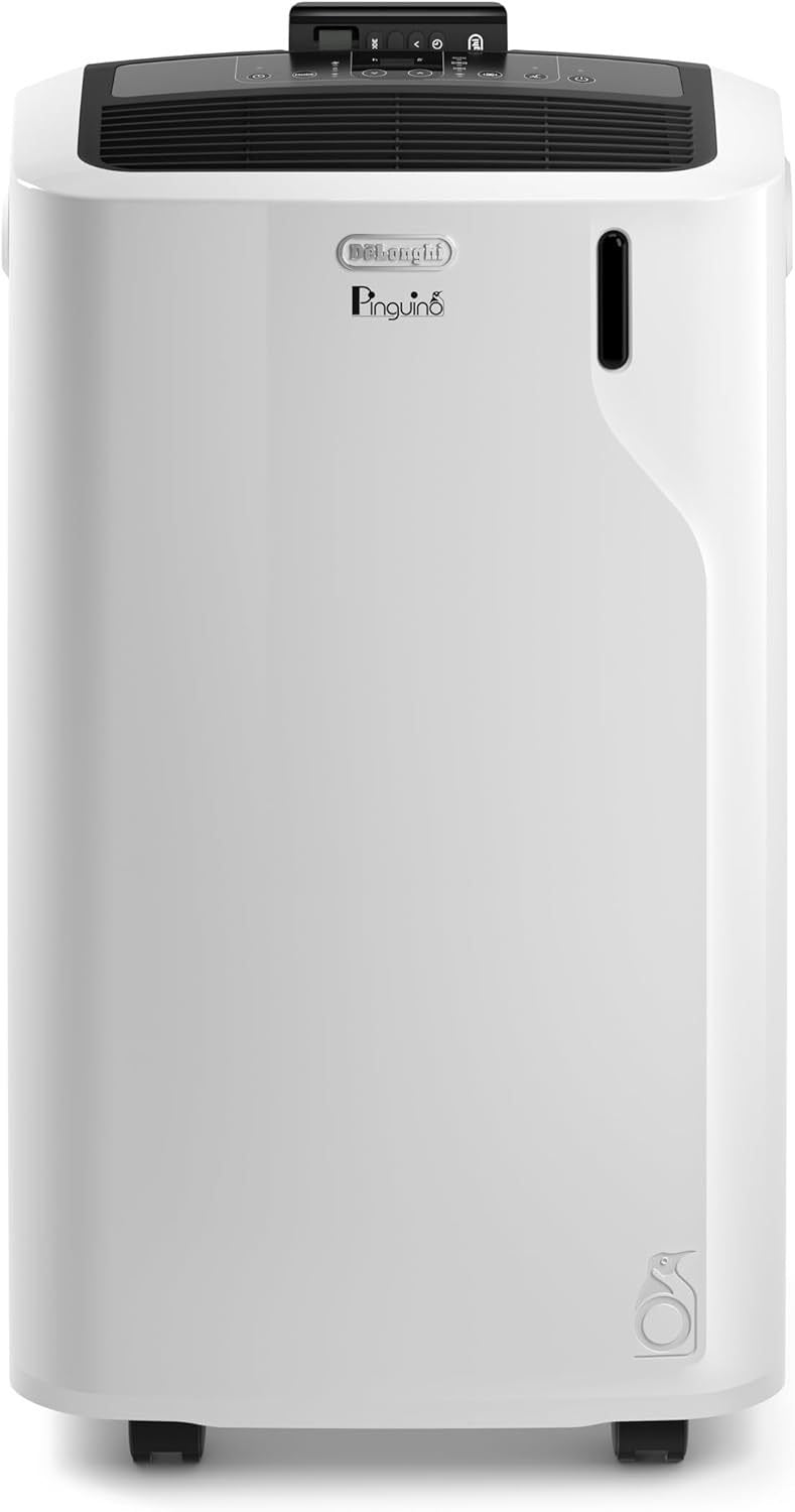 De'Longhi Pinguino PAC EL112 CST WiFi Climatiseur mobile – Technologie MyEcoRealFeel, jusqu’à 110 m³, 11 000 BTU/h, 2,9 kW, 63 dB, déshumidification