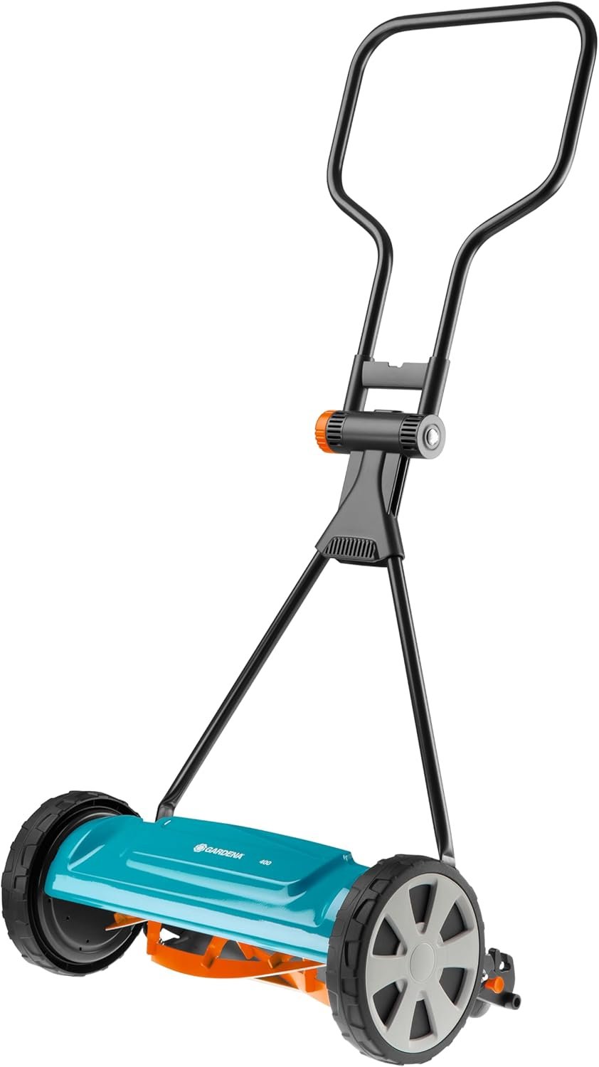 Gardena Classic 400 Tondeuse hélicoïdale manuelle – Largeur 40 cm, jusqu’à 200 m², cylindre acier, coupe sans contact, silencieuse et précise
