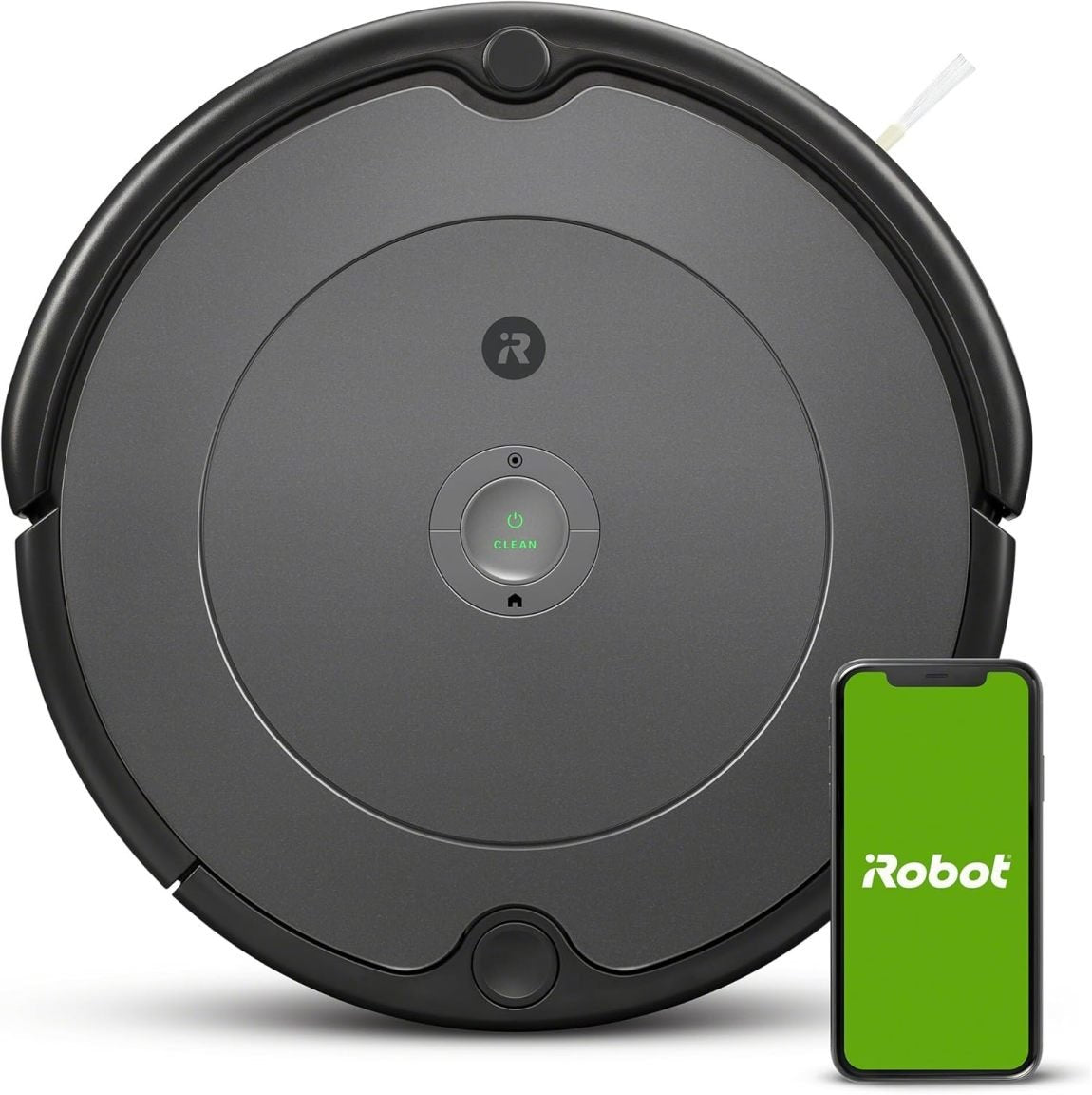 iRobot Roomba Combo Essential Y0112 Robot aspirateur-laveur – Système 4 étapes, 3 niveaux d’aspiration, nettoyage ciblé, contrôle
