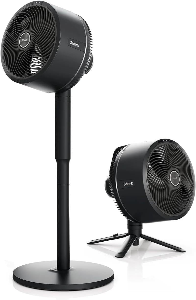 Shark FlexBreeze Ventilateur 2-en-1 haute vitesse – Hybride filaire/sans fil, intérieur/extérieur, télécommande, inclinaison réglable, résistant aux