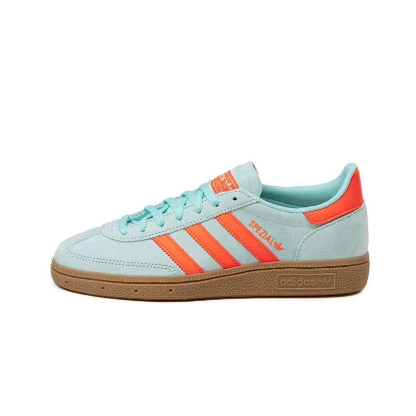 adidas Handball Spezial W à trois bandes – Taille 36, Lucid Pink / Almost Yellow / Silver Metallic