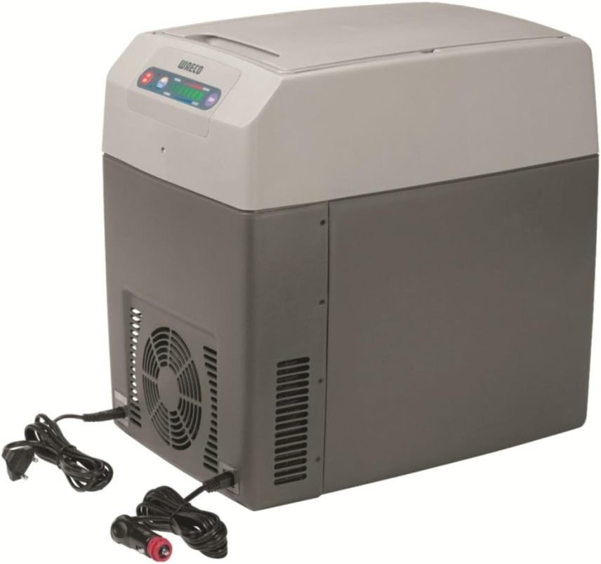 DOMETIC TropiCool TC 21FL Glacière électrique portable 21 L – 12/24 V DC et 220-240 V AC, pour voiture, camion, bateau, camping-car et secteur, grise