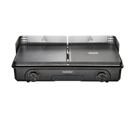SILVERCREST KITCHEN TOOLS Grill de table STG 2200 A1 avec 2 surfaces séparées