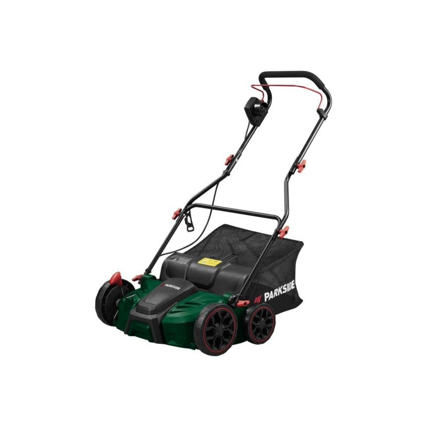 PARKSIDE PELV 1800 A1 Scarificateur et aérateur électrique 2-en-1 – 1800 W, profondeur réglable sur 4 niveaux