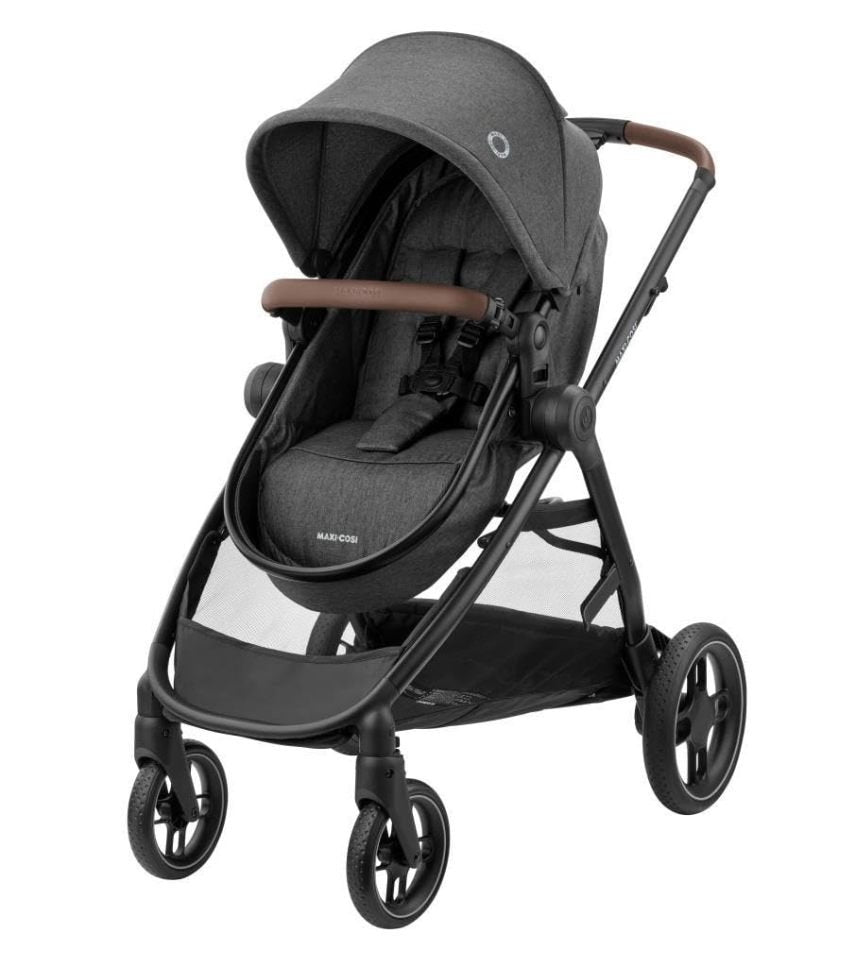 Maxi-Cosi Zelia S Trio Poussette 3-en-1 complète, 0-4 ans jusqu’à 22 kg, pliable, compacte et réglable, avec siège-auto CabrioFix S i-Size