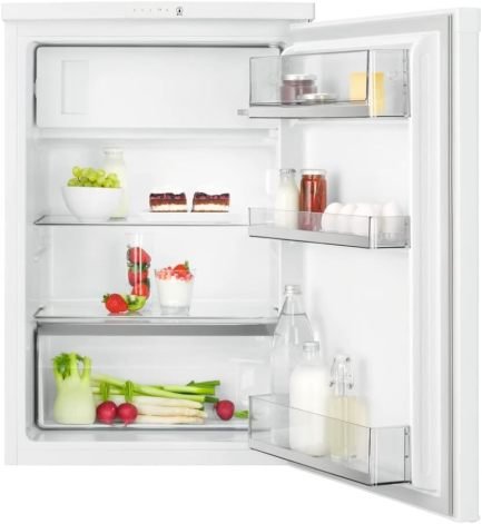 AEG RTS811DXAW Réfrigérateur de table pose libre – Hauteur 845 mm, compartiment congélateur 4 étoiles, 120 L, classe D