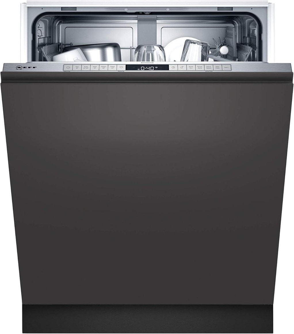 NEFF S155HTX15E N 50 Lave-vaisselle tout intégrable, 12 couverts, acier inoxydable, hauteur 81,5 cm